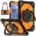 thumbnail image 2 of Samsung Tab A9 8,7 Pouces Étui de Protection - Étui Intégrale Antichoc Rotative avec Béquille, Conception Antichute et Résistante à l'Usure, Matériau Silicone+PC, Fini Embossé, Comprend une Bandoulière, 2 of 6