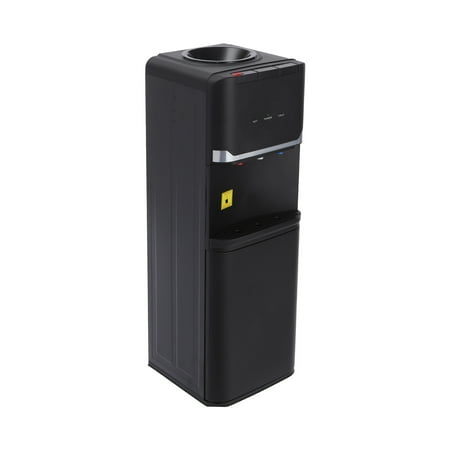 Top Loading Water Dispenser, Hot & Cold & Warm Water Dispenser with Removable Storage Shelf, for Home Office, Black