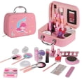 thumbnail image 3 of Juguete De Juego De Maquillaje, Juego De Juguetes De Maquillaje De Cosméticos, Caja Fuerte Brillante De Larga Duración Para Cumpleaños, 3 of 8