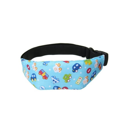 Adjustable Toddler Cap - 4 Cartoon Adjustable Baby Kids Stroller Car Seat Head Support Safety Car Seat Sleep Nap Aid Head Support Holder Belt Band