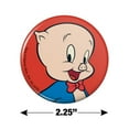 thumbnail image 3 of Looney Tunes Porky Pig Kitchen Refrigerator Locker Button Magnet, 3 of 6