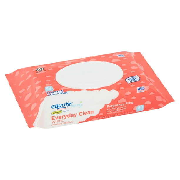 Equate Everyday Clean Wipes, 80 count - Walmart.com - Walmart.com