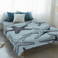 thumbnail image 4 of Teal Blue Starfish Blanket Soft Cozy Warm Throw Blanket for Couch, Plush Fuzzy Flannel Fleece Blankets for Sofa, Coastal Ocean Summer Sea Nautical Bed Blankets Lightweight Gifts for Women, 40"x60", 4 of 9