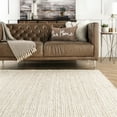 thumbnail image 3 of nuLOOM Hand-Woven Rigo Jute Area Rug, Off-White, 6x9, 3 of 5