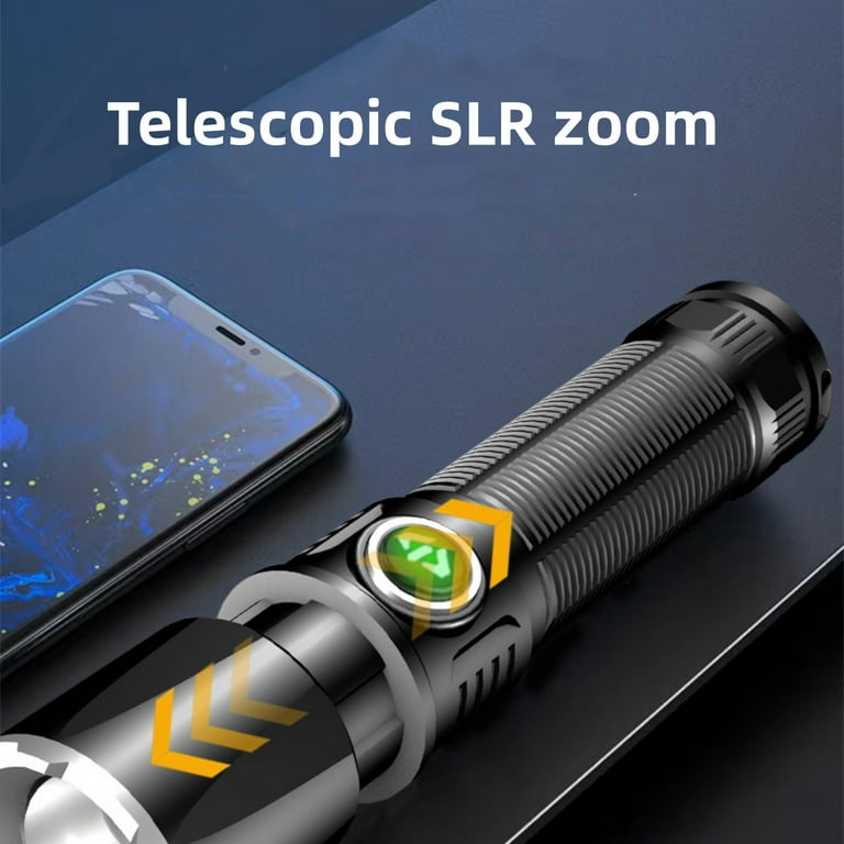 Flashlight Rechargeable, 1000 High Lumens Flashlight,Super Bright Small LED Flash Light-Zoomable, Long Lasting for Camping,Outdoors - Walmart.com Flashlight Rechargeable, 1000 High Lumens Flashlight,Super Bright Small LED Flash Light-Zoomable, Long Lasting for Camping,Outdoors - Walmart.com
