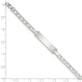 thumbnail image 2 of White Sterling Silver bracelet Childrens 6 in mm Baby ID, 2 of 2