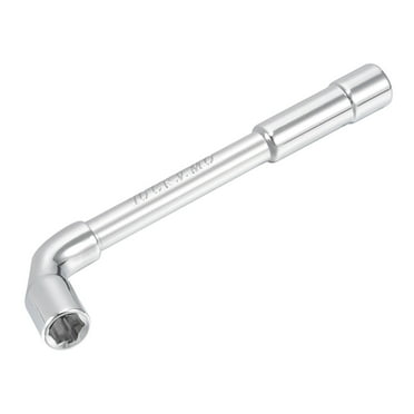 10mm Metric L Shaped Angled Hex Socket Wrench Chrome Plated, Cr-V