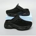 thumbnail image 2 of YOURDIARY Women's Clogs Platform Sandals Mesh Breathable Summer Beach Shoes Black, 2 of 5