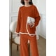 thumbnail image 5 of Conjunto de Sudadera para Mujer PRETTYGARDEN en Tejido Caramelo Talla XL, 5 of 7