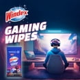 thumbnail image 2 of Windex Gaming Cleaning Wipes, Pre-Moistened Wipes to Instantly Clean all Gaming Gear and Electronics, Resealable Packaging for a Freshness Lock, 25 Count (Pack of 1), 2 of 11