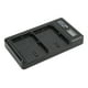 thumbnail image 1 of -E6 LCD DOBLE USB CARGADOR CON INTERFAZ TIPEC Para Cargar Batería de Cámara del Modelo LPE6, 1 of 7