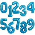 thumbnail image 3 of 40 Inch Large Foil Helium Number Balloon Birthday Wedding Party 0-9 (Baby Blue, 9), 3 of 4