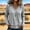 Gray women fall long sleeve pullover a1, variant on Women's Fall Long Sleeve V Neck Pullover Tops Casual Loose Fit Solid Boho Sweatshirt Blouse, Red XL