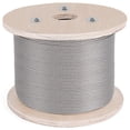 thumbnail image 2 of VEVOR 1/8" Wire Rope T316 1000FT Stainless Steel Core Cable Railing 1x19 Strand, 2 of 9