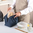 thumbnail image 4 of La bolsa de asas reutilizable del bolso de la fiambrera aislada para embalar el envase del Abanopi Bolso de mano, 4 of 5