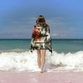 thumbnail image 6 of PHYHOO Ink Painting Christmas Trees Beach Towel Xmas Merry Christmas Beach Towels for Travel Sand Free Quick Dry Towel for Beach Pool Travel Swimming 30x60in, 6 of 8
