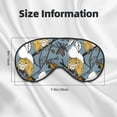 thumbnail image 5 of Xecao Squirrel And Leaves for Soft Fluffy Sleeping Blindfold, Nap eye cover tailored for the utmost comfort for girls, women, kids, and adults., 5 of 7