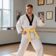 thumbnail image 4 of Cinturón de Karate, Taekwondo, Dojo y Judo, de doble aguja y ocho hilos, hecho a mano, Baotou, de doble capa, con núcleo interior de fieltro de algodón., 4 of 6