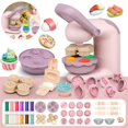 thumbnail image 3 of Diy Colourful Clay Pasta Machine  Kid Pretend Play Simulation Hamburg Machine Set for Girl Toys Gift, 3 of 12