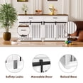 thumbnail image 6 of VEIKOUS Large Dog Crate Furniture-Style Kennel for 2 Dogs w/ Movable Door, Removable Divider and 2 Drawers, 6 of 14
