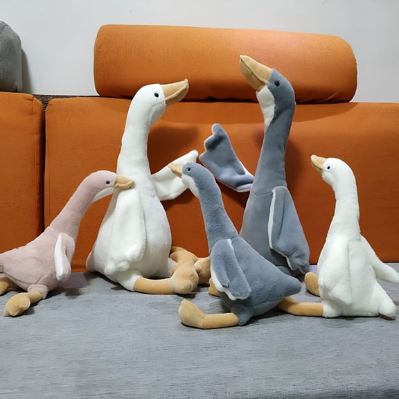 ACDANC Goose Plush Toy - Long Neck Soft Cute Animal Doll - Hugging Pillow Sleeping Accompany - Simulation Stuffed Animal Plush Doll Toy - Throw Pillow Gift