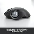 thumbnail image 5 of Logitech MX ERGO Wireless Trackball - Optical - Wireless - Bluetooth/Radio Frequency - Graphite - USB - Computer - Trackball, Scroll Wheel - 8 Button(s) - Right-handed Only, 5 of 14
