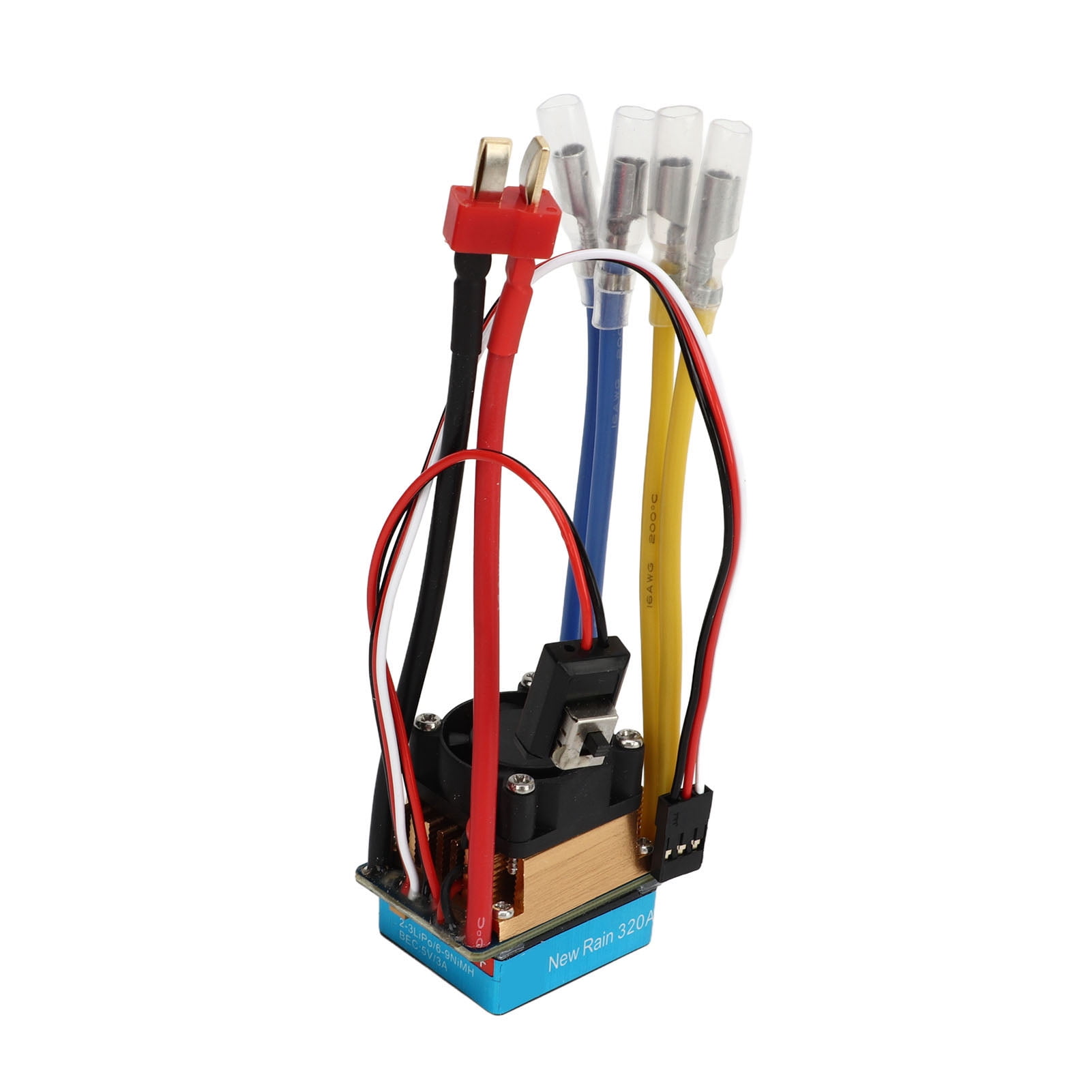 Bidirectional Brushed ESC, Fan 3A 5V, 320A 3 Modes Waterproof RC