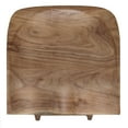thumbnail image 2 of The Urban Port Tisa 29 Inch Backless Barstool, Handcrafted Saddle Seat in Natural Brown Acacia Wood, 2 of 5