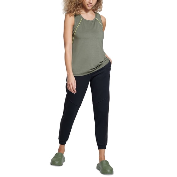 Bass Outdoor Womens Macworth Tank Top Deep Lichen Green/Sulphur Spring S