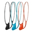 thumbnail image 2 of TANBOM Men's Nylon Sexy Thong with Adjustable Elastic Suspender Personality Soft Blue Black Orange M, 2 of 6