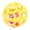 ZA Clearance Yellow, variant on Hollow Balls Bells Inside Cleaning Teeth Interactive Training Rubber Ball for Pets, Holee Roller Dog Balls