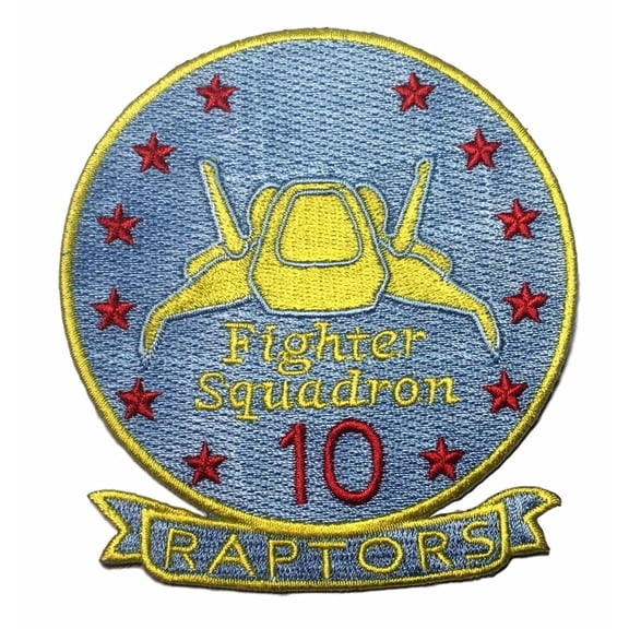 Battlestar Galactica BSG Fighter Squadron 4" Tall Embroidered Iron On Patch