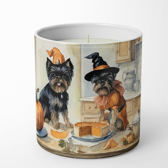 Carolines Treasures DAC1720CDL 10 oz Unisex Affenpinscher Fall Kitchen Pumpkins Decorative Soy Candle