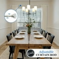 thumbnail image 3 of Mainstays 28-48 in. Grayson Adjustable Petite Cafe Window Curtain Rod, 1/2 in. Diameter, 3 of 10