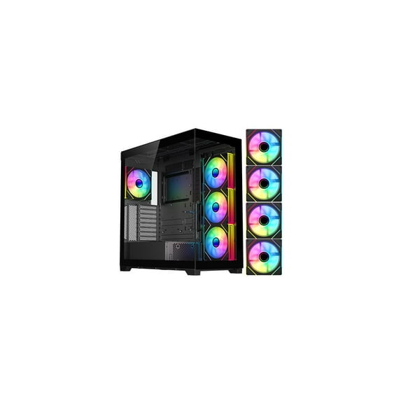 DIYPC VanguardF2BK ATX PC Case