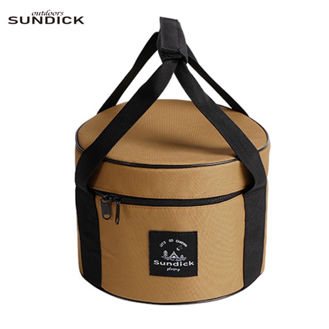 CNKOO Camping Tableware Storage Containers 9L Large Capacity Waterproof Picnic Storage Bag for Outdoor BBQ Picnic (Grey)