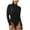 Black-A, variant on Long Sleeve Bodysuit for Women Tummy Control Shapewear Jumpsuit Seamless Sculpting Thong Body Shaper Tops Beige