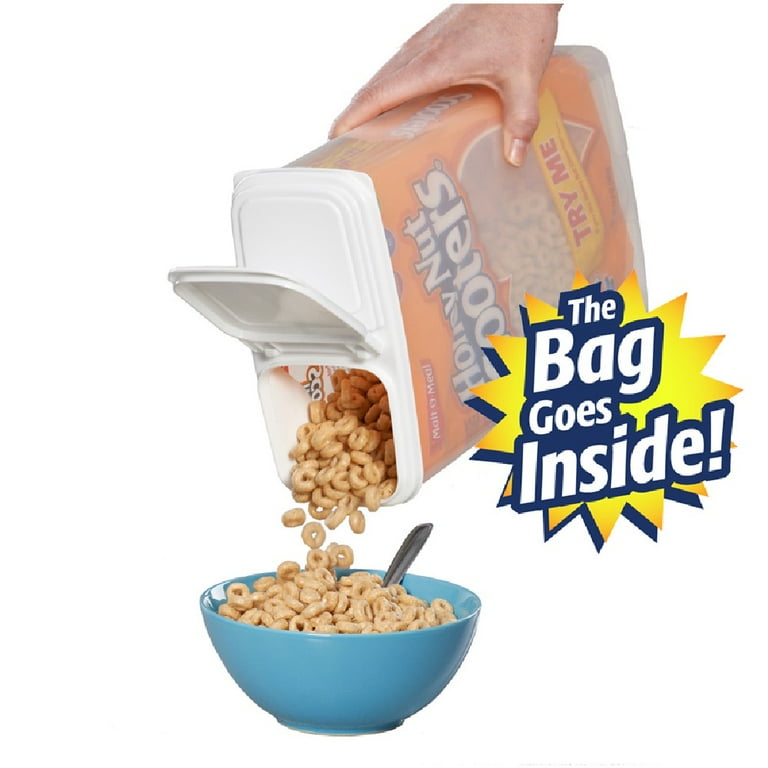 Buddeez Cereal Dispenser Bag-in Storage Container 4 Quart Plastic