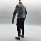 thumbnail image 4 of de acción a escala 1/6, ropa, camisa de punto gris, suéter, jeans, cinturón, sombrero, zapatos, conjunto de accesorios Sunnimix trajes de figura de acción masculina, 4 of 7