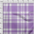 thumbnail image 3 of oneOone Cotton Cambric Amethyst Fabric Check Quilting Supplies Print Sewing Fabric By The Yard 56 Inch Wide, 3 of 4