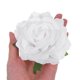 thumbnail image 5 of IDEANATEGRATE 4Pcs Artificial White Rose Hairpin Cloth Flower Brooch Elegant Hair Decoration, 5 of 8