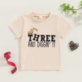 thumbnail image 2 of Okbabeha Toddler Baby Boy Birthday Shirt One Two Three Four Five Short Sleeve Embroidery Tee Shirt Birthday Outfits Clothes, 2 of 7