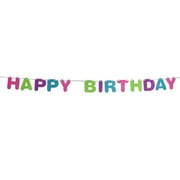 Way to Celebrate Letter Banner with Glitter
