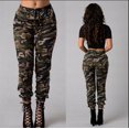 thumbnail image 4 of Womens Camo Trousers Casual Hip-hop Military Army Combat Camouflage Pants, 4 of 6