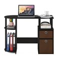 thumbnail image 4 of Furinno 15111 JAYA Simplistic Computer Study Desk with Bin Drawers, Espresso, 4 of 5