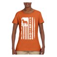thumbnail image 2 of Pitbull Dad Dog Dag Funny Gift | Womens Dog Lover Graphic T-Shirt, Orange, 2XL, 2 of 4