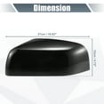 thumbnail image 3 of Unique Bargains Pair Car Rear View Mirror Cover Cap Replacement Black for Land Rover Range Rover Sport Discovery, 3 of 6