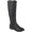 Black, variant on Journee Collection Womens Taven Faux Leather Block Heel Knee-High Boots