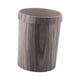 thumbnail image 1 of Cubo de basura de grano de madera, contenedor de basura de 10L, moda de hogar sin tapa, cesta de papel higiénico, cesta de basura para baño y, 1 of 9