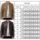 thumbnail image 1 of Chaqueta de moto con cremallera y cuello liso retro para hombre Abrigo cálido a prueba de viento ZefeiWu 8390606857019, 1 of 1